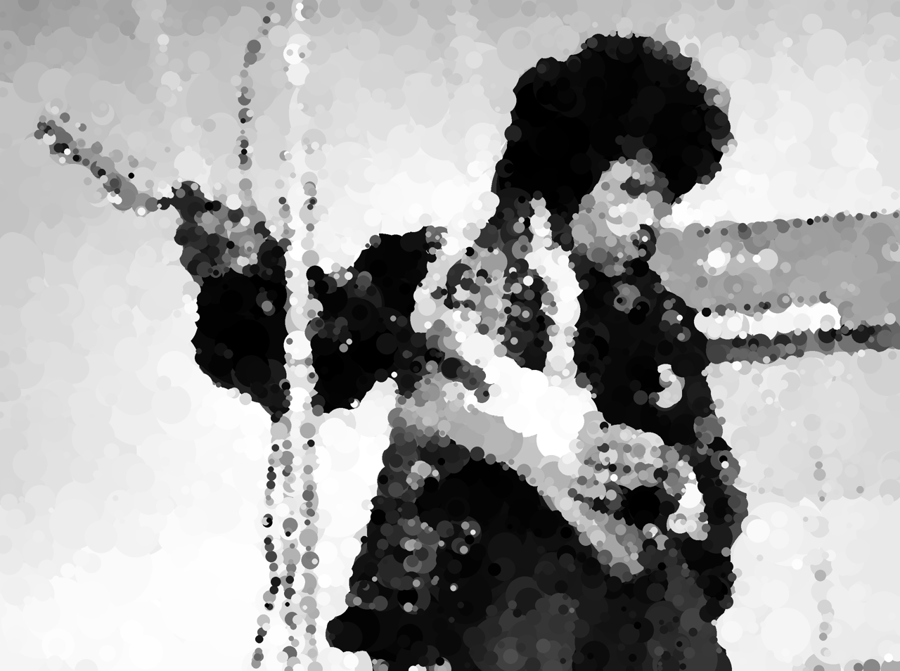 Jimi Hendrix in circles